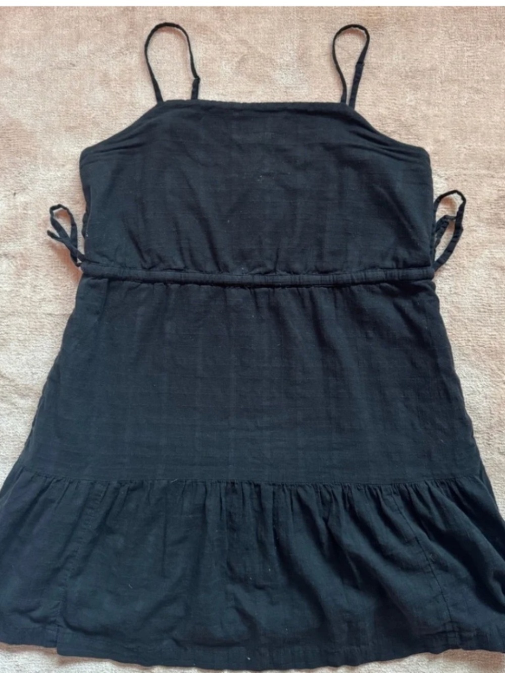 100 % cotton Black Tiered GAP Dress *accepting offers